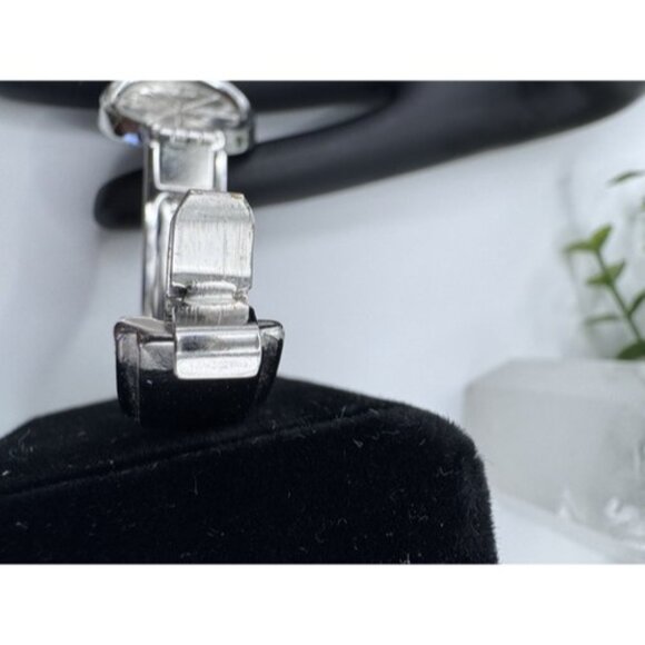 YSL Vintage Bangle Bracelet Silver Tone- Designer Beautiful Bracelet Vintage - Picture 14 of 16